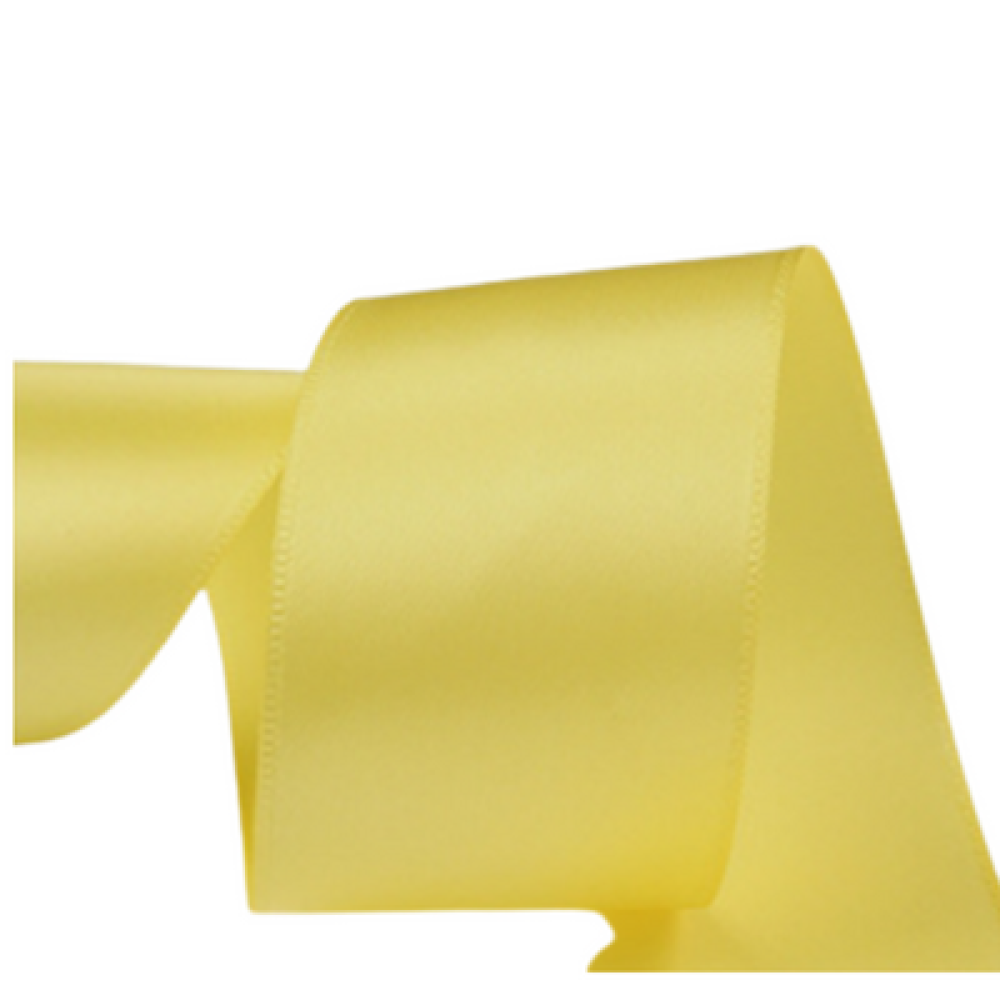 Yellow Satin Ribbon | Polyester Ribbon For Gift Wrapping